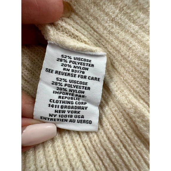 Magaschoni NEW Ivory Cable Knit Open Front Long Cardigan Incredibly Soft Size M - Picture 13 of 15